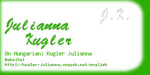 julianna kugler business card